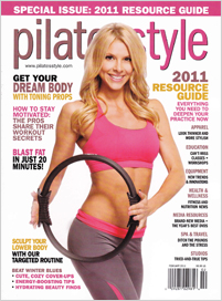 Pilates Style Magazine Cover Jan 2011