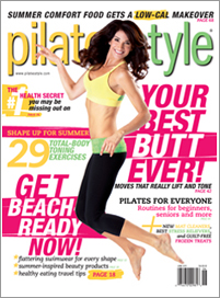 Pilates Style Magazine Cover May 2011